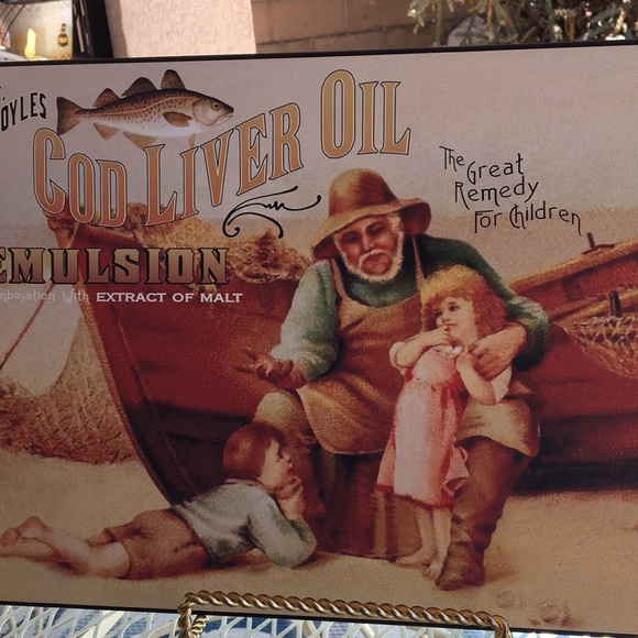 Captain Doyles cod liver oil metal sign wall Decor - Picture 4 of 6